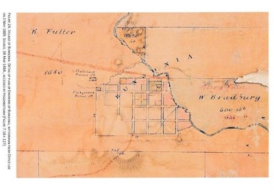 Bungonia village map - 1889