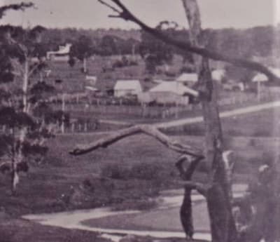 Distant shot of King St., Bungonia 